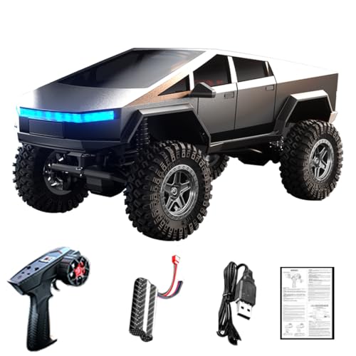 Meiurlex 𝐍𝐄𝐔 Ferngesteuertes Geländefahrzeug Modell, 2,4GHz Fernbedienung 4WD Off-Road Pick-up Truck RC Auto Fahrzeuge für Kinder und Erwachsene von Meiurlex