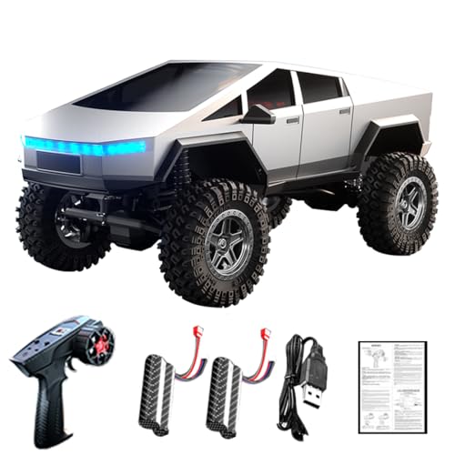 Meiurlex 𝐍𝐄𝐔 Ferngesteuertes Geländefahrzeug Modell, 2,4GHz Fernbedienung 4WD Off-Road Pick-up Truck RC Auto Fahrzeuge für Kinder und Erwachsene von Meiurlex