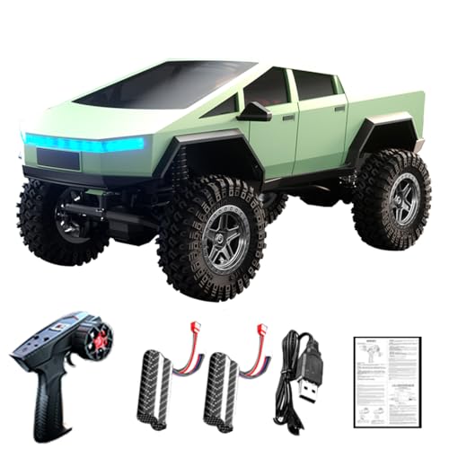 Meiurlex 𝐍𝐄𝐔 Ferngesteuertes Geländefahrzeug Modell, 2,4GHz Fernbedienung 4WD Off-Road Pick-up Truck RC Auto Fahrzeuge für Kinder und Erwachsene von Meiurlex