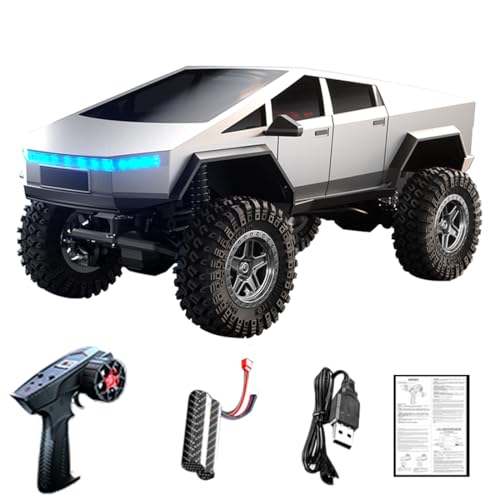 Meiurlex 𝐍𝐄𝐔 Ferngesteuertes Geländefahrzeug Modell, 2,4GHz Fernbedienung 4WD Off-Road Pick-up Truck RC Auto Fahrzeuge für Kinder und Erwachsene von Meiurlex