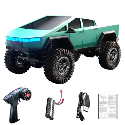 Meiurlex 𝐍𝐄𝐔 Ferngesteuertes Geländefahrzeug Modell, 2,4GHz Fernbedienung 4WD Off-Road Pick-up Truck RC Auto Fahrzeuge für Kinder und Erwachsene von Meiurlex