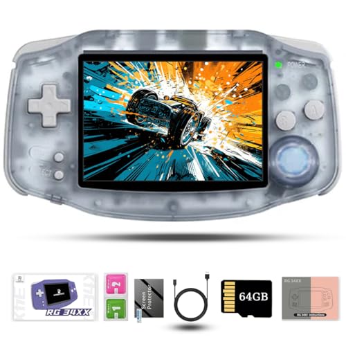 Meiurlex RG 34XX Retro Handheld Spielkonsole, 3,4 IPS Bildschirm Linux System Arcade Spielkonsole Video Emulator Spielegeschenke Supports 5G WiFi Bluetooth HDMI and TV Output von Meiurlex