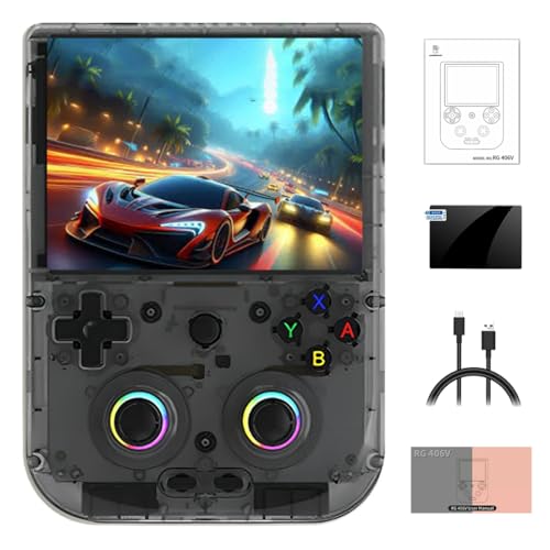 Meiurlex RG406V Retro Handheld Spielkonsole, 5,48 Zoll IPS Touchscreen Unisoc T820 Android System Videospiel Player, Unterstützt WiFi & Bluetooth (4+128G/Keine Spiele) von Meiurlex