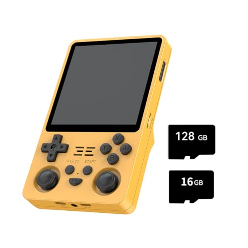 Meiurlex RGB20SX Handheld Spielkonsole 128GB mit 20000 Spiele, 4-Zoll 720 * 720 IPS-Bildschirm Retro Portable Spielkonsole, Linux Handheld Emulator Geschenk für Erwachsene von Meiurlex