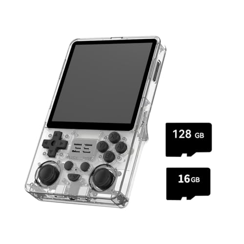 Meiurlex RGB20SX Handheld Spielkonsole 128GB mit 20000 Spiele, 4-Zoll 720 * 720 IPS-Bildschirm Retro Portable Spielkonsole, Linux Handheld Emulator Geschenk für Erwachsene von Meiurlex