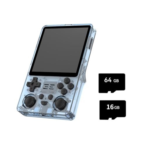 Meiurlex RGB20SX Handheld Spielkonsole 64GB mit 10000 Spiele, 4-Zoll 720 * 720 IPS-Bildschirm Retro Portable Spielkonsole, Linux Handheld Emulator Geschenk für Erwachsene von Meiurlex