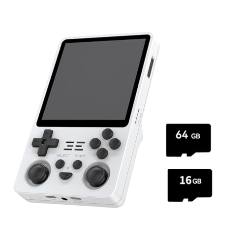 Meiurlex RGB20SX Handheld Spielkonsole 64GB mit 10000 Spiele, 4-Zoll 720 * 720 IPS-Bildschirm Retro Portable Spielkonsole, Linux Handheld Emulator Geschenk für Erwachsene von Meiurlex