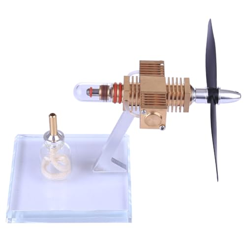 Meiurlex Stirlingmotor Bausatz, Aircraft Propeller Stirling Engine Motor Spielzeug für Erwachsene & Kinder von Meiurlex