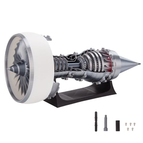 Meiurlex Trent 900 Turbofan Flugzeugtriebwerk Modell, 1/15 Dynamische Simulation Machine Works Turbofan Engine Motor Modellbausatz für Wissenschaftliche Physikalische Experimente von Meiurlex