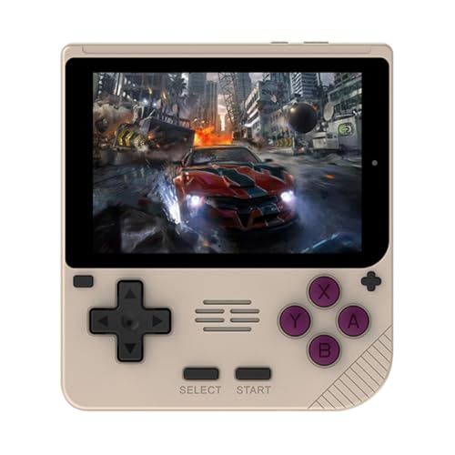 Meiurlex V10 Retro Handheld Spielkonsole, 3,5-Zoll IPS Bildschirm 480 x 320 RK3326 Open Source-System Arcade-Spielkonsole für Kinder Erwachsene (Keine Spiele) von Meiurlex