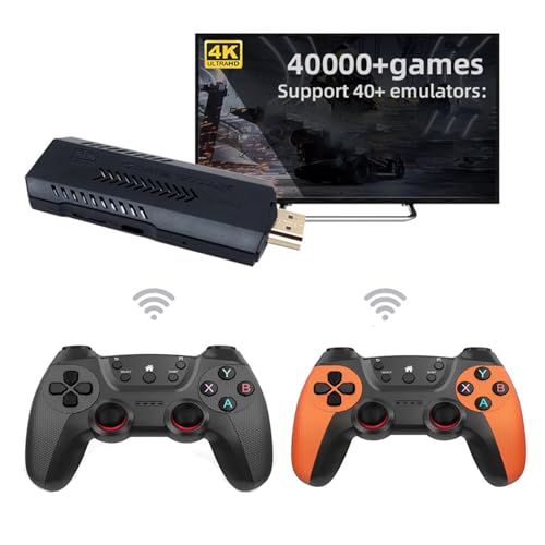 Meiurlex X2 Ultra Retro Konsole Nostalgie Game Stick mit 35000+ Spielen, Plug and Play Game Stick 4K HDMI 64GB TV Spielkonsole Stick für Erwachsene von Meiurlex