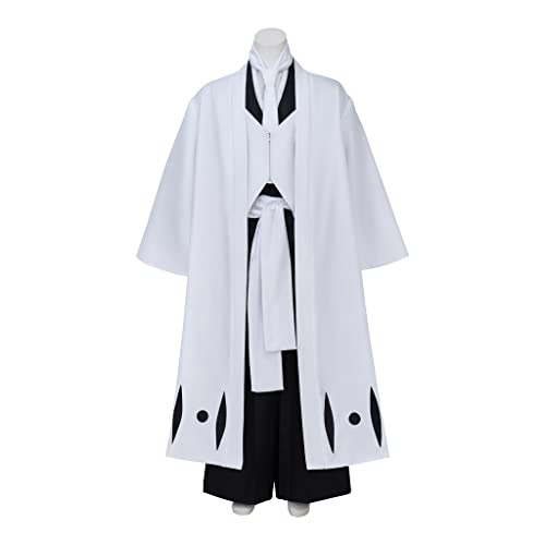 MelangCos Herren Bleach Cosplay Hirako Shinji Kostüm Uniform Halloween Outfit (Hirako Shinji, M) von MelangCos