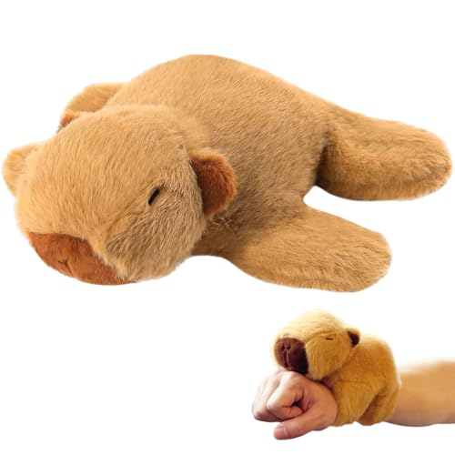 Capybara Schnapparmband，Capybara Kuscheltier, Capybara Geschenk für Kinder ，Stofftier Capybara Schnapparmband, Capybara Plush Für Mädchen Jungen von Meleager