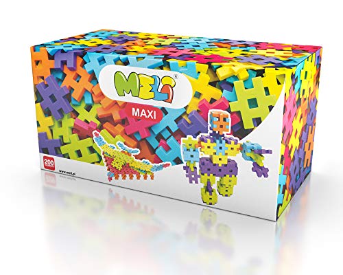 Meli 67115 Maxi Tiere Kreativspielzeug, Bunt, 200 Stück von Meli