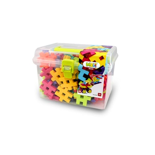 Meli Konstruktionsbausteine Maxi Travel Box 110 | Steckbausteine für Kleinkinder ab 1 Jahr | 110 große Teile in 6 Farben | Inklusive praktischer Reisebox | Fördert Motorik & Kreativität Meli Konstruktionsbausteine Maxi Travel Box 110 | Steckbausteine für Kleinkinder ab 1 Jahr | 110 große Teile in 6 Farben | Inklusive praktischer Reisebox | Fördert Motorik & Kreativität von Meli