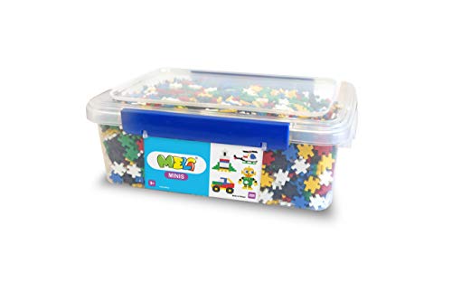 Meli Minis EDU 2800 | 2800 Bunte Bausteine für kreatives Bauen | Konstruktionsspielzeug für Kinder ab 3 Jahren | Perfekt für Mosaike, 3D-Modelle & Gruppenaktivitäten | Inkl. Aufbewahrungsbox von Meli