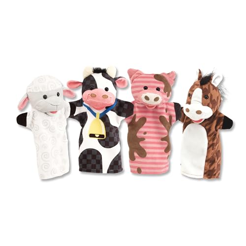 Farm Friends Hand Puppets: Puppets & Plush - Puppets von Melissa & Doug