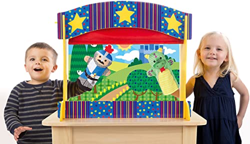 MD Melissa & Doug- Tischpuppentheater Kasperletheater , 61x54x30 cm, Mehrfarbig von Melissa & Doug