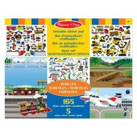 MELISSA & DOUG 14199 Wiederverwendbare Sticker - Fahrzeuge (165 Stück) von Melissa & Doug