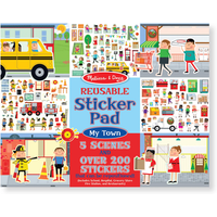 MELISSA & DOUG 19144 Wiederverwendbares Stickerbuch - Meine Stadt von Melissa & Doug