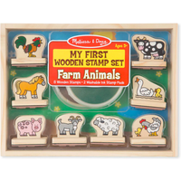 MELISSA & DOUG 23907 MAD Mein erstes Stempelset - Bauernhoftiere von Melissa & Doug