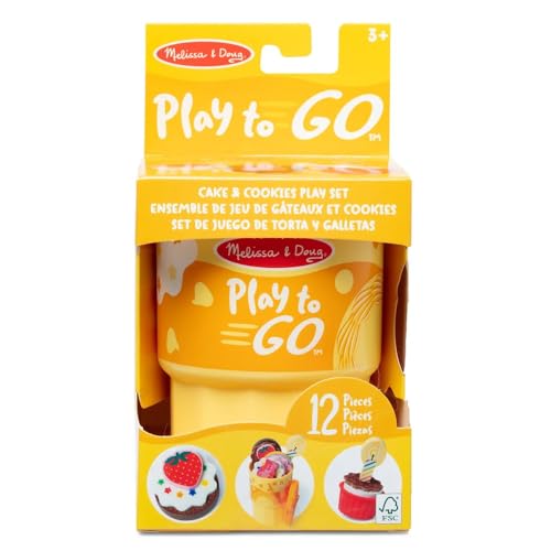 MELISSA & DOUG Play To Go Cake and Cookies Spielset Spielzeug, 1 EA von Melissa & Doug