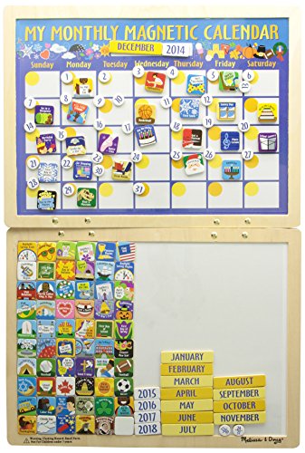 Melissa & Doug My Monthly Magnetic Calendar | Developmental Toy | Cognitive Skills | 4+ | Gift for Boy or Girl von Melissa & Doug