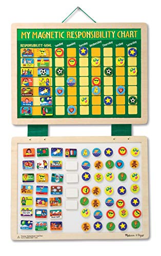 Melissa & Doug 13789 My Magnetic Responsibility Chart | Developmental Toy | Cognitive Skills | 4+ | Gift for Boy or Girl von Melissa & Doug