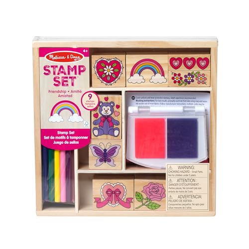 Melissa and Doug 1632 - Freundschafts-Stempelset aus Holz mit Stiften und Farbe Melissa and Doug 1632 - Freundschafts-Stempelset aus Holz mit Stiften und Farbe von Melissa & Doug