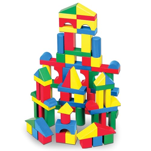 Melissa & Doug 10481 Holzbausteine (100 Teile) von Melissa & Doug