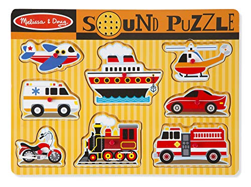 Melissa and Doug – Puzzle, 8 Teile, Fahrzeuge von Melissa & Doug