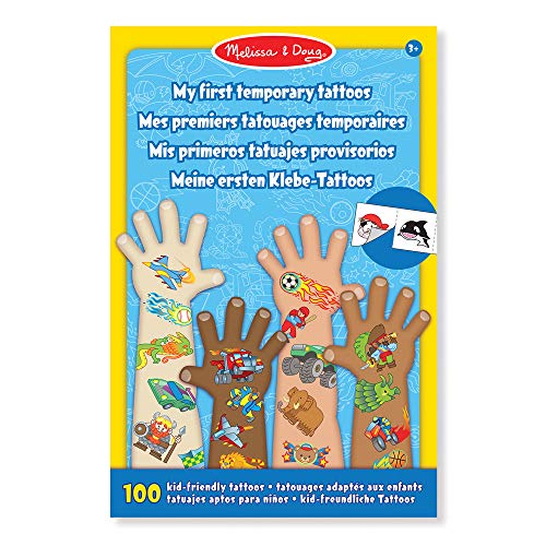 Melissa & Doug Meine ersten Klebe-Tattoos - Dinosaurier, Fahrzeuge, Weltall und mehr von Melissa & Doug