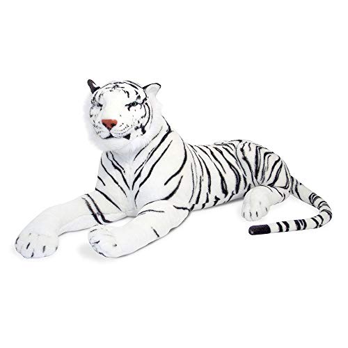 Melissa & Doug White Tiger - Plush | Soft Toy | Animal | All Ages | Gift for Boy or Girl von Melissa & Doug