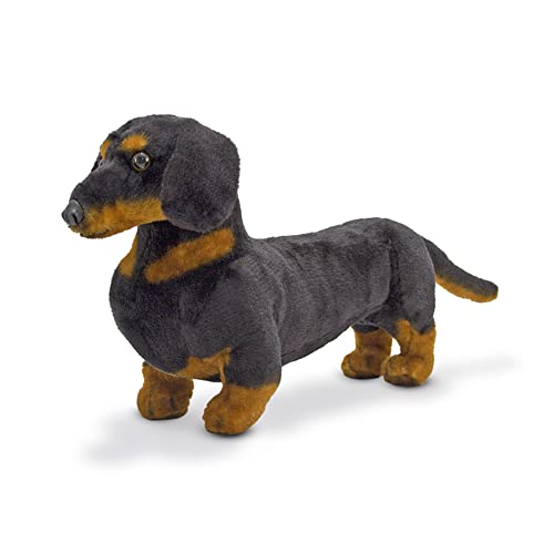 Melissa & Doug Dachshund - Plush | Soft Toy | Animal | All Ages | Gift for Boy or Girl, 35 cm von Melissa & Doug