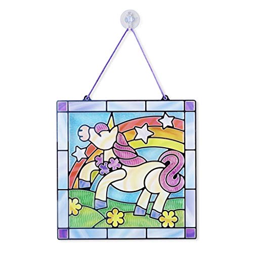 Melissa & Doug | Stained Glass - Unicorn | Arts & Crafts | Developmental Toy | 3+ | Gift for Boy or Girl von Melissa & Doug