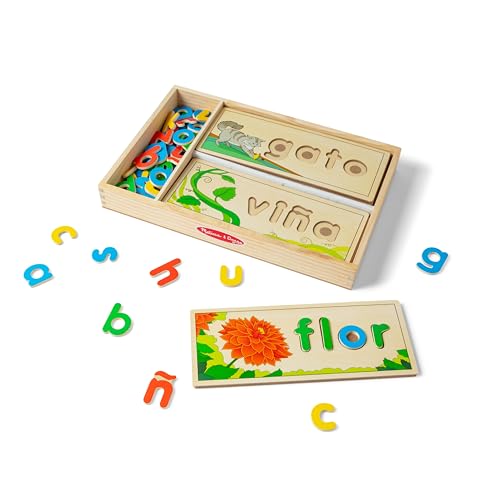 Melissa & Doug Spanisch Sehen & Buchstabieren Lernspielzeug für das Sprachenlernen von Melissa & Doug