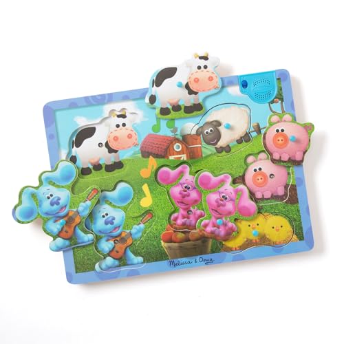 Melissa & Doug Blue's Clues & You! Sound-Puzzle aus Holz – Musikalischer Bauernhof (6 Teile) Melissa & Doug Blue's Clues & You! Sound-Puzzle aus Holz – Musikalischer Bauernhof (6 Teile) von Melissa & Doug