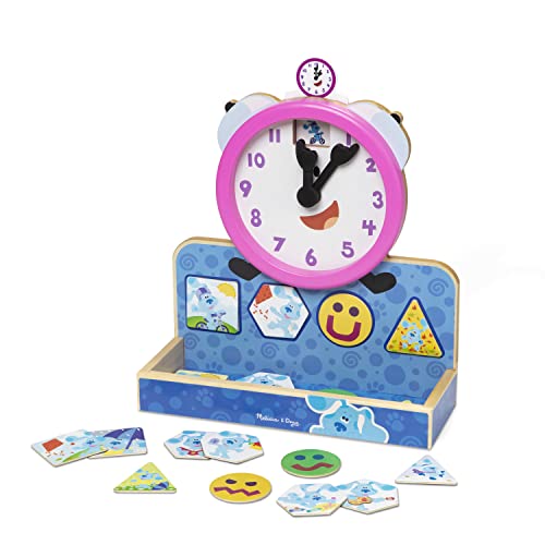 Melissa & Doug 33014 Blue's Clues & You Tickety Tock Wanduhr aus Holz, Mehrfarbig von Melissa & Doug