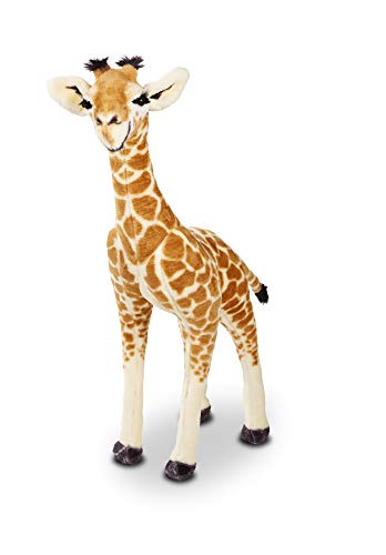 Melissa & Doug 40431 Stehende Baby-Giraffe, Plüschtier, Tier, alle Altersgruppen, Geschenk für Jungen oder Mädchen von Melissa & Doug