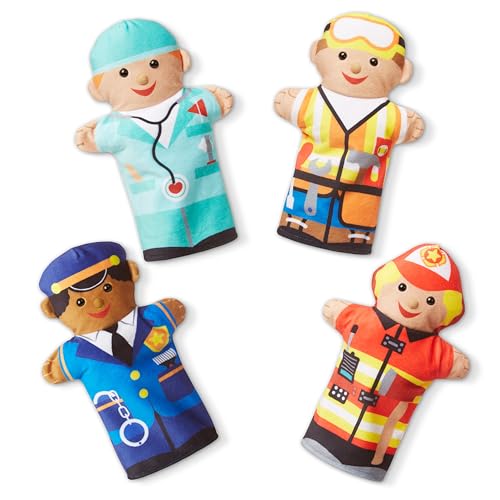 Melissa & Doug 96037 Jolly Helpers Hand Puppet, Multicolor von Melissa & Doug