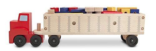 Melissa & Doug Big Rig Truck Wooden Building Set (22 pcs) von Melissa & Doug