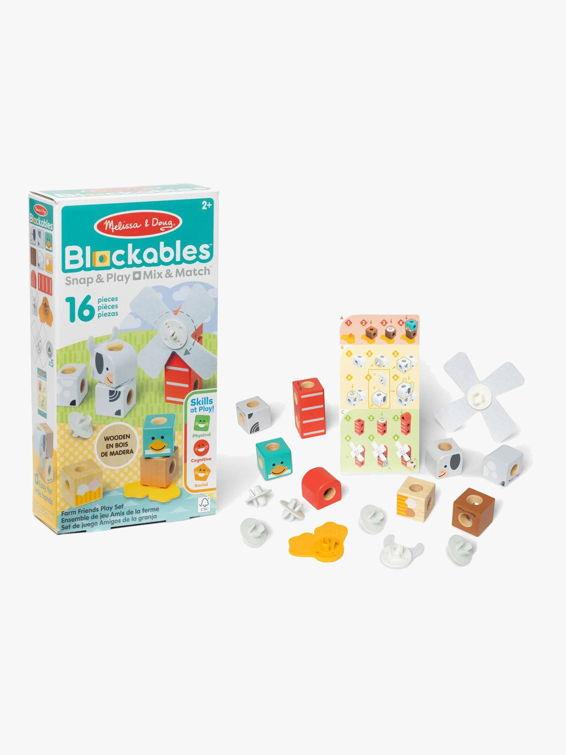 Melissa & Doug Blockables Bausatz Bauernhoftiere 16 Teile Melissa & Doug Blockables Bausatz Bauernhoftiere 16 Teile von Melissa & Doug