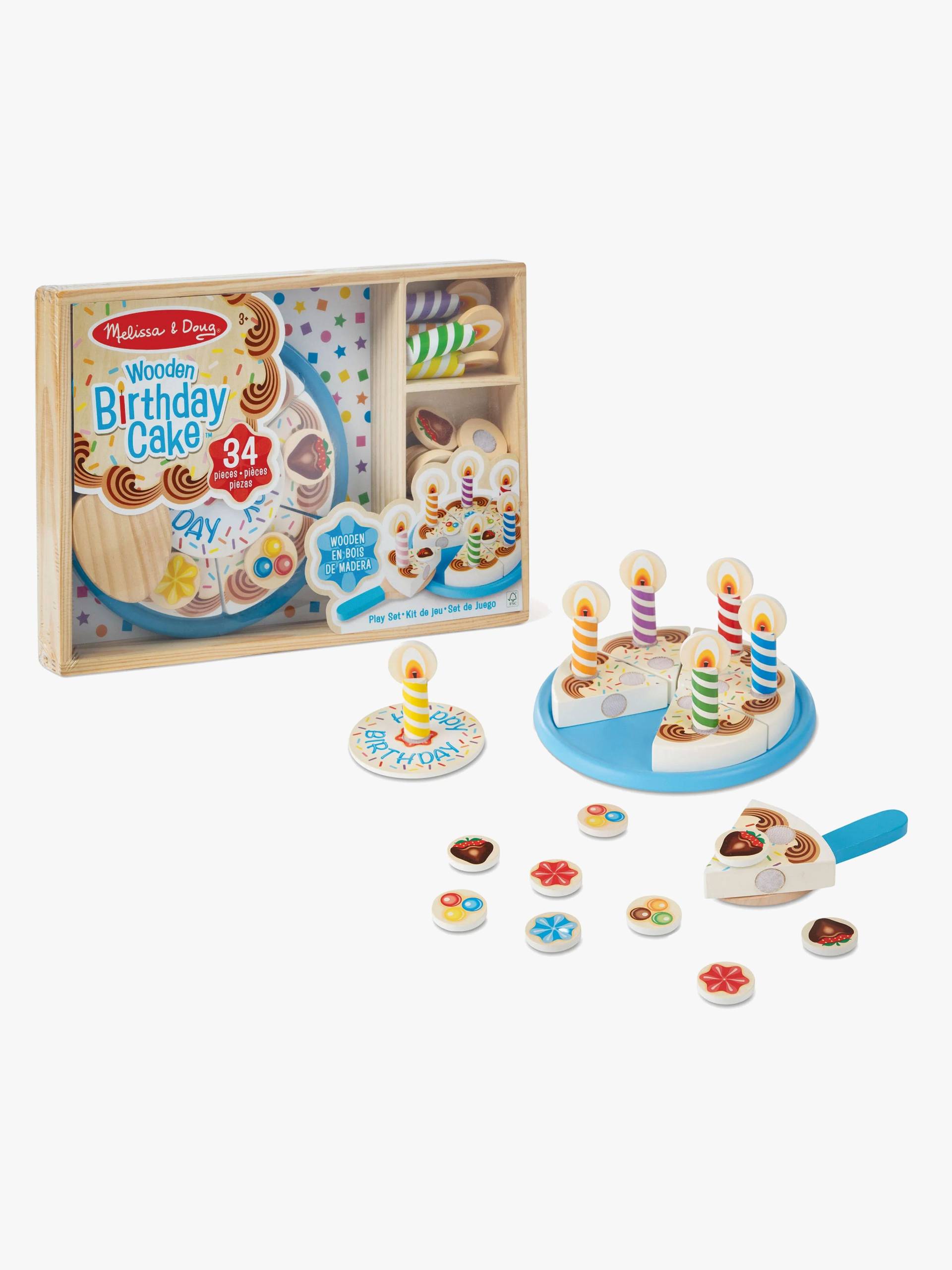 Melissa & Doug Blockables Spielzeugkuchen Holz 34 Teile Melissa & Doug Blockables Spielzeugkuchen Holz 34 Teile von Melissa & Doug