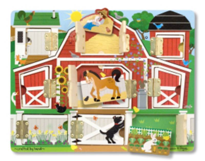 Melissa &  Doug Brett mit Verschlüssen Bauernhof von Melissa & Doug