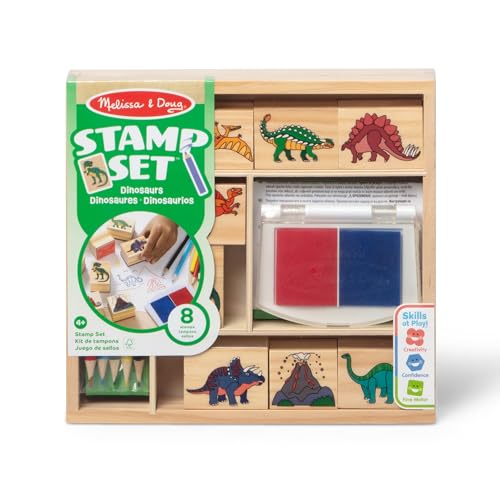 Melissa & Doug Holzstempel-Set Dinosaurier mit 8 Stempeln, Stempelkissen und Buntstiften | Kreatives Spielzeug | Für Kinder ab 4 Jahren Melissa & Doug Holzstempel-Set Dinosaurier mit 8 Stempeln, Stempelkissen und Buntstiften | Kreatives Spielzeug | Für Kinder ab 4 Jahren von Melissa & Doug