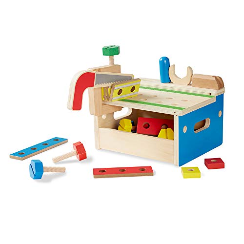 Melissa & Doug Hammer and Saw Tool Bench | Pretend Play | Play Set | 3+ | Gift for Boy or Girl von Melissa & Doug