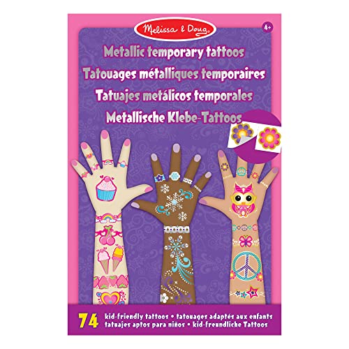 Melissa & Doug Meine ersten Klebe-Tattoos - Mettalisch von Melissa & Doug