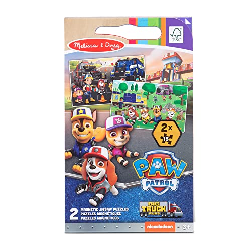 Melissa & Doug PAW Patrol Big Truck Pups-Magnetische Puzzlespiele | Puzzle für Kinder | Reise-Aktivitätsbuch | Entwicklungsspiel | 3+ | Geschenk für Jungen oder Mädchen | FSC-zertifizierte Materialien Melissa & Doug PAW Patrol Big Truck Pups-Magnetische Puzzlespiele | Puzzle für Kinder | Reise-Aktivitätsbuch | Entwicklungsspiel | 3+ | Geschenk für Jungen oder Mädchen | FSC-zertifizierte Materialien von Melissa & Doug