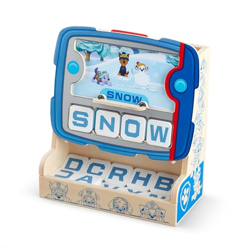 Melissa & Doug PAW Patrol Welpenblock Sehen & Buchstabieren | Holzspielzeug | Alphabet lernen für Kinder | Entwicklungsspiel | 3+ | Geschenk für Jungen oder Mädchen | FSC-zertifizierte Materialien von Melissa & Doug