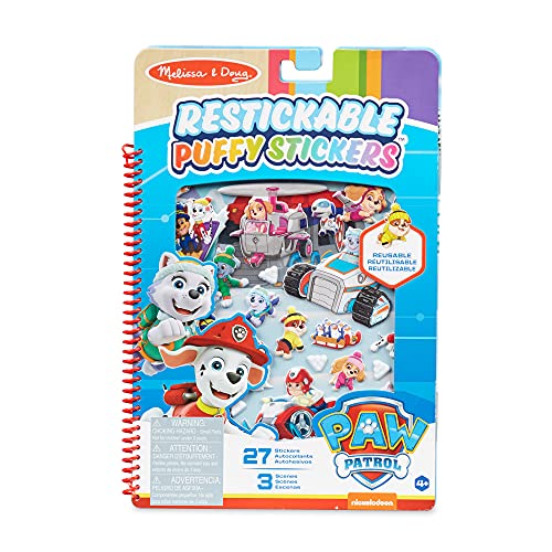 Melissa & Doug | PAW Patrol | Wiederaufklebbare, bauschige Sticker – Jake´s Berg | 27 wiederverwendbare Sticker von Melissa & Doug